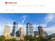 Tablet Screenshot of cougarsales.com